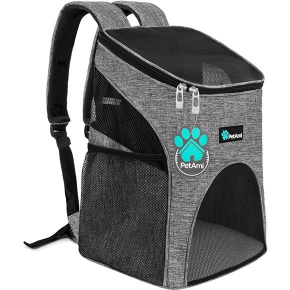 Small Dogs and Cat Backpack Carrier, Airline Approved Pet Backpack Carrier - Picture 1 of 8